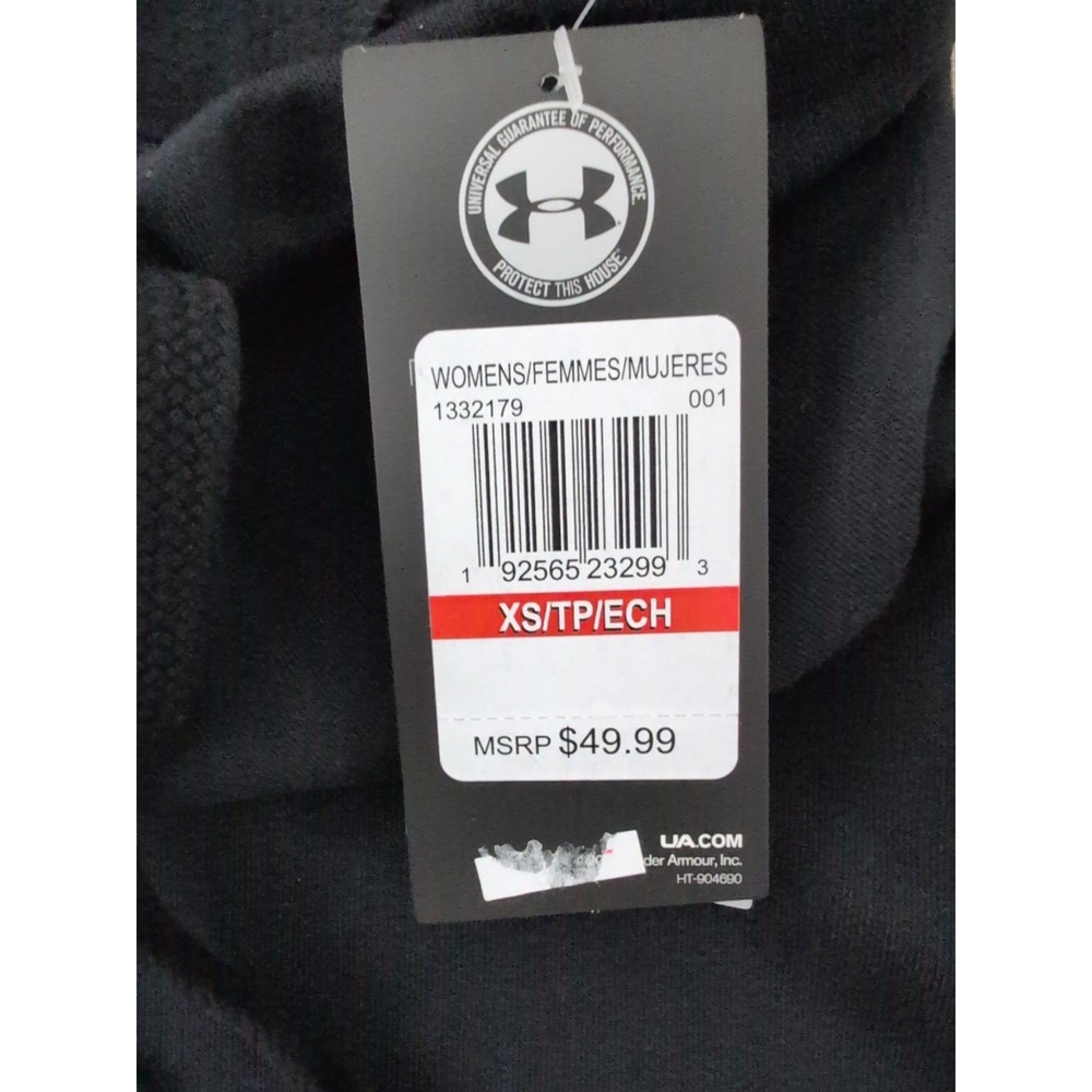Under Armour‎ Women's Black Loose Mock Hoodie Pullover Size XS NWT - Picture 7 of 7